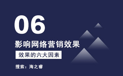 影響企業(yè)網絡營銷效果的六大因素